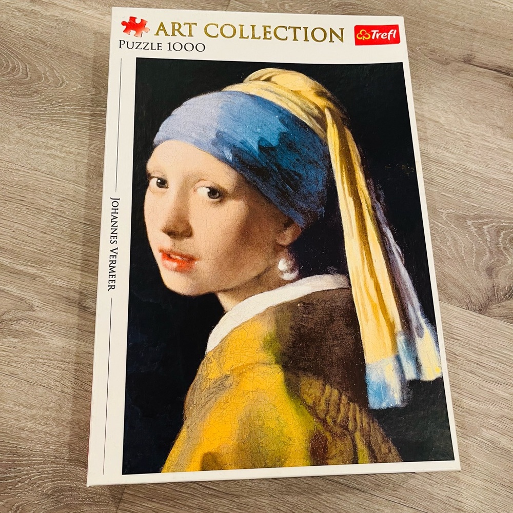 🧩Trefl brand Girl with a Pearl Earring 1000 piece puzzle 🧩